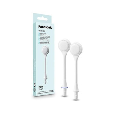 PANASONIC Pack de 2 Recambio Boquilla Limpieza Lingual Wew 0985 W EW1211/1311/1313/1411/1511/1513/DJ