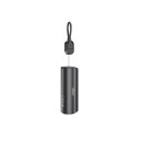XO Bateria Externa Portatil 5000MAH Negra con Mini Linterna, Cable Tipo C XO-PR281