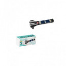 SANDA Linterna Solar SD-5626 800 Lumenes 500MTRS 5V/ALARMA/CORTADOR Cinto/martillo/bat.ext/iman/