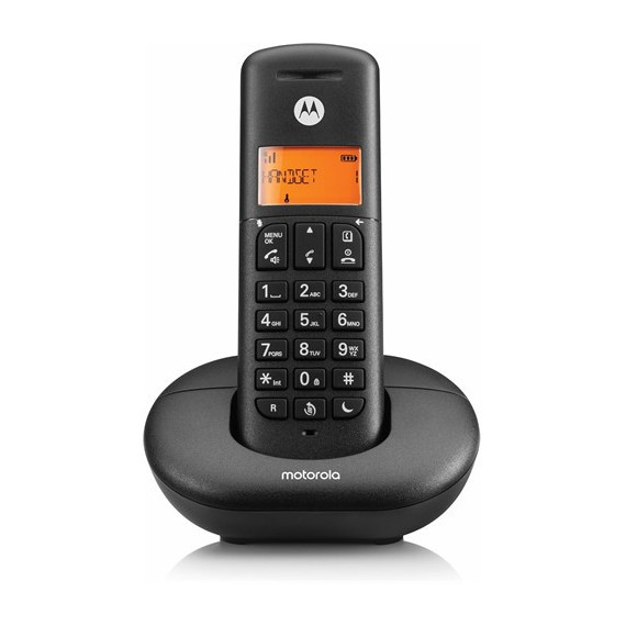 MOTOROLA Telefono Inalambrico Dect E201 Negro