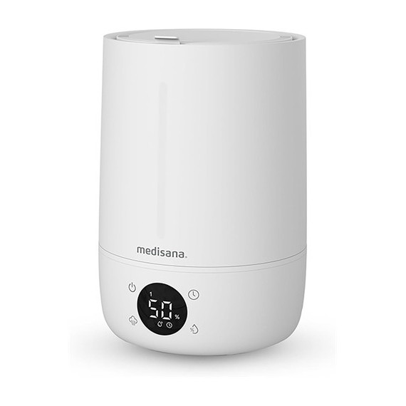 MEDISANA Humedificador Ultrasonico de Aire Top-fill Ah 663 Capacidad 4.5L Higrometro con Alimentacio