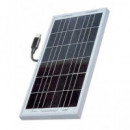 SANDA Panel de Carga Solar SD-6057 10W con Cable Tipo C 5V 2.11A