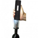 VIN BOUQUET Sacacorcho Abridor Electrico de Botella de Vino a Pilas Fid 064 Negro