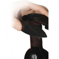 VIN BOUQUET Sacacorcho Abridor Electrico de Botella de Vino a Pilas Fid 064 Negro