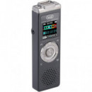 TREVI Grabadora de Voz Digital Dr 437 SA2 8GB,MP3,ACTIVACION por Voz, Recargable