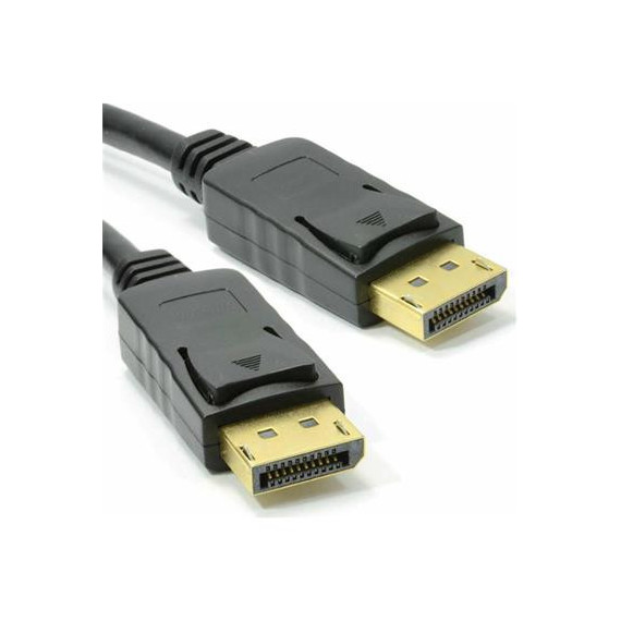SURMEDIA DPDP15 Cable Dp a Dp M-m 1,50 MTRS.4K 60 Hz Conexion Dorada.
