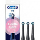 ORAL-B Repuesto Pack 3 Cepillos Io Gentle Care Azul