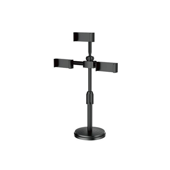 NEW SCIENCE Soporte Para 2 Movil de Sobremesa Multifuncional HD-262 4.7"-6.9" Ajustable 28-39cm