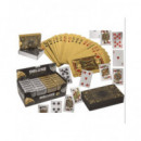 OUT OF THE BLUE Juego de 54 Cartas de Poker Lujo Doradas