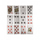 OUT OF THE BLUE Juego de 54 Cartas de Poker Lujo Doradas