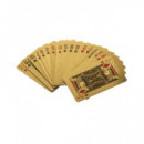 OUT OF THE BLUE Juego de 54 Cartas de Poker Lujo Doradas