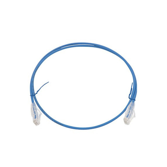 EUROCONNEX Cable Red RJ45 CAT6A 2MTR 0086AZ-2 Azul 10 Gbps 500MHZ Lzhs & 100% Cobre
