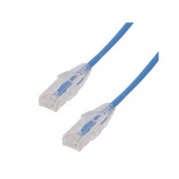 EUROCONNEX Cable Red RJ45 CAT6A 2MTR 0086AZ-2 Azul 10 Gbps 500MHZ Lzhs & 100% Cobre