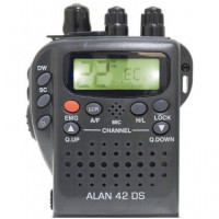 MIDLAND Walkie Cb Portatil Alan 42 Ds Negro con Antena Alta Ganancia