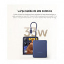 XIAOMI Bateria Externa Portatil 10000MAH 33W Azul Cable USB C Integrado PB1033MI