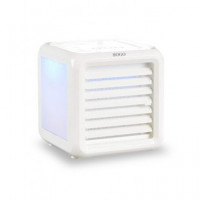 SOGO Ventilador Enfriador de Aire Portatil 7W 2EN1 SS-21085 con Luz Led  7 Colores