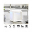 SOGO Ventilador Enfriador de Aire Portatil 7W 2EN1 SS-21085 con Luz Led  7 Colores