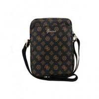 GUESS Bandolera para Tableta 8" Negra Peony