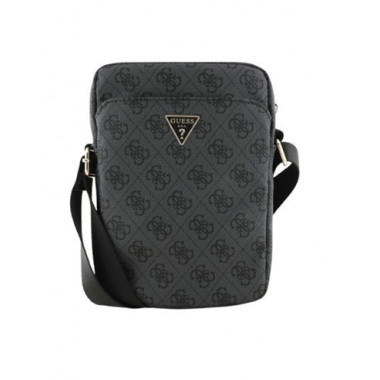 GUESS Bandolera para Tableta 8" Logo Triangulo Gris