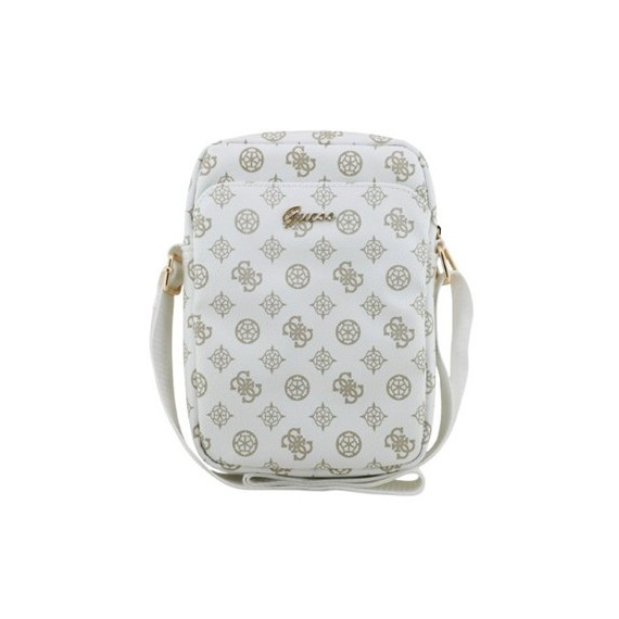 GUESS Bandolera para Tableta 8" Blanca Peony