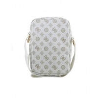 GUESS Bandolera para Tableta 8" Blanca Peony