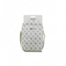 GUESS Bandolera para Tableta 8" Blanca Peony
