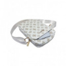 GUESS Bandolera para Tableta 8" Blanca Peony