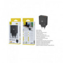 ONE PLUS Cargador Red 2X USB C 1XUSB Gan 65W 3.4A NA0433 Negro