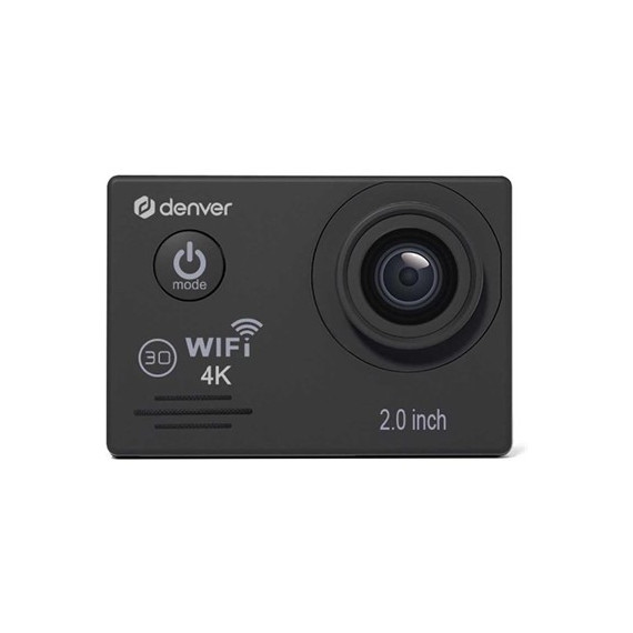 DENVER Camara Accion 4K ACK-8064 Negro Recargable y Sumergible