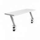 Marsgaming Soporte Elevador para Monitor Ergonomico Blanco  Mgds 60X20X1.8CM  2.27KG  MARS GAMING