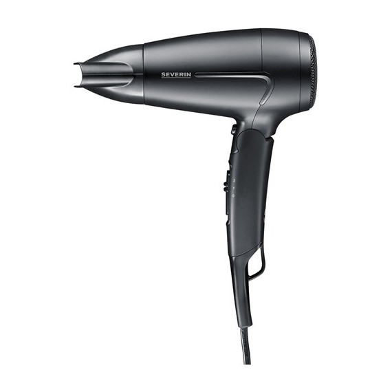 SEVERIN Secador de Pelo de Viaje Ht 0159 1600W Plegable 2 Velocidades