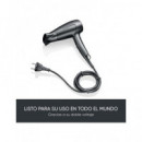 SEVERIN Secador de Pelo de Viaje Ht 0159 1600W Plegable 2 Velocidades
