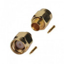 Conector Sma/m para Grimpar RG-58 Color Dorado Mejor Conectividad  JETFON