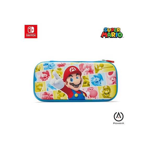 Nintendo Unda Protectora para Nintendo Switch Super Mario Roja, Compartimento para 10 Juegos P  LALO