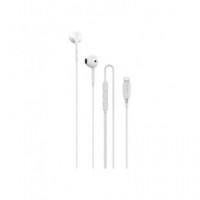 DEVIA Auricular Estereo con Microfono A3 Kingstone Series J02 con Cable,conector Lightning Blanco