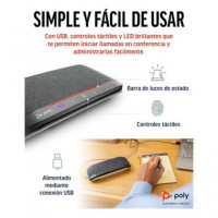 POLY Altavoz con Microfono BLUETOOTH Sync 10 con Tipo C Apto para Reuniones