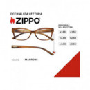 ZIPPO Gafas de Lectura Marron +1.00 31Z-PR57-100
