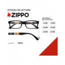 ZIPPO Gafas de Lectura Negra  +1.00 31Z-B25-BLK100