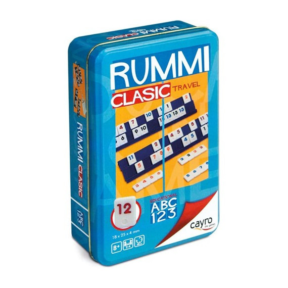 CAYRO Juego Rummi Clasico en Caja Metalica 755