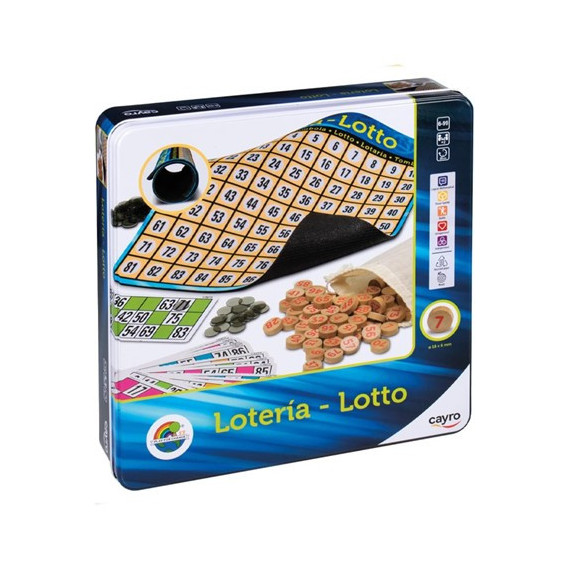CAYRO Juego Loteria en Caja Metalica 757
