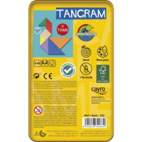 CAYRO Juego Tangram en Caja Metalica 124