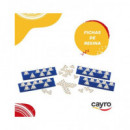 CAYRO Juego Domino Triangular En Caja Metalica 754