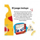 CAYRO Juego Domino Triangular En Caja Metalica 754