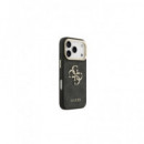 GUESS Carcasa 4G Soporte Camara Iphone 17 Pro Negro