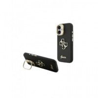 GUESS Funda Iphone 17 Trasera Rigida Negra  Logo con Soporte Camara GUHCP17MPCS4GSK - Guanxe Atlantic Marketplace