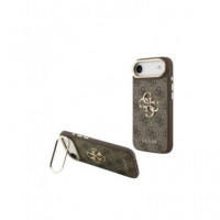 GUESS Carcasa 4G Soporte Camara Iphone Air Marron - Guanxe Atlantic Marketplace