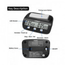 Reloj de Ajedrez Digital PVC Negro LT23 PQ9923  LALO