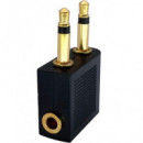 FGNS Adaptador Audio para Avion 2XJACK Mono AD051
