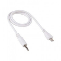 FGNS Cable Micro Usb/m a Jack 3.5MM/M AD179 Blanco