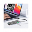 Hub 5 en 1 Tipo C a 4XTIPO C/1XUSB a 3.0 TCV010  FGNS